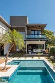 Casa para temporada com piscina